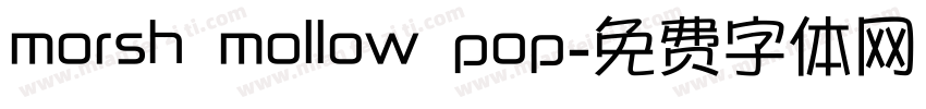morsh mollow pop字体转换